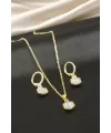 Yıldız Taşlı Set Kolye