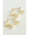 Yıldız Trend Metal Küpe
