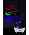 Yıldız Yansıtmalı Projeksiyon Gece Lambası Şarjlı Taşınabilir