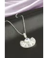 Yıldız Zirkon Taşlı Çelik Kolye