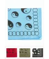 Yin Yang Desenli Keten Bandana 50*50