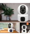 Yosee Uygulama Çift Kameralı Wifi Bağlantılı Gece Görüşlü Ev Tipi Güvenlik Kamerası