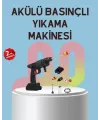Yüksek Basınçlı Şarjlı Yıkama Tabancası Su Tabancası Hortumlu