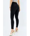 Yüksek Bel Likralı Jean Pantolon 90 Cm