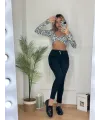 Yüksek Bel Likralı Kot Pantolon