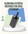 Yüksek Kapasiteli 50.000 Mah Powerbank – Type-c, Lightning Ve Micro Usb Uyumlu, Çoklu Cihaz Şarj Özellikli