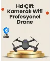 Yükseklik Sabitlemeli Katlanabilir Drone 1080p 4k Kamera Seçenekli
