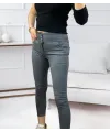 Yüksel Bel Likralı Kot Pantolon (Gri)