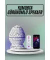 Yumurta Görünümlü Masa Ve Gece Lambası Renk Değiştirebilen Projektör
