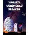 Yumurta Şeklinde Su Dalgalı Bluetooth Speaker Lamba Renkli Şarjlı Yeni Nesil