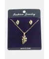 Yusufçuk Zirkon Taşlı Set Kolye