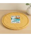 Yuvarlak 29.7 cm Bambu Döner Sunum Tepsisi (360°)
