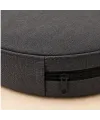 Yuvarlak Blok Minder · 40 × 40 × 7 cm · Antrasit