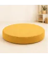 Yuvarlak Blok Minder · 40 × 40 × 7 cm · Hardal
