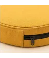 Yuvarlak Blok Minder · 40 × 40 × 7 cm · Hardal