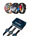 Yuvarlak Kasa 46mm Akıllı Saat Android Ve Ios Uyumlu Uyku Ve Sağlık Takibi