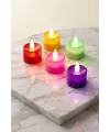 Yuvarlak Şekilli Işıklı Mum 4 cm