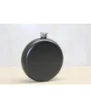 Yuvarlak Tekli Matara 8 Oz Siyah