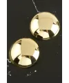 Yuvarlak Yeni Sezon Metal Küpe