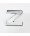 Z Harfi Villa Tipi Krom Yapışkanlı 9 cm Harf