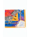 Zebra Desenli Zr Şifon Fular 50*50 cm