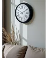 Zentime Siyah Asil Tasarım Roma Rakamlı 40 cm Metal Duvar Saati