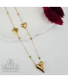 Zincir : Çelik Kolyeler 40+5 Cm - Kl0223