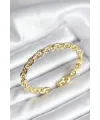 ietaks™ Zincir Model Gold Renk Pirinç Kadın Bileklik
