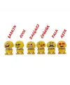 Zıp Zıp Kafalar Sevimli Kafa Sallayan Emojiler Çılgın Kafalar