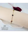Zirkon Renkli Taş Taşlı Çelik Bileklikler 16+5 Cm Uzatma Payı - Kbl0090