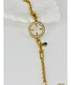Zirkon Taşlı Çelik Çelik Bileklikler 17 + 4 Cm  - Kbl0361