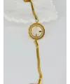 Zirkon Taşlı Çelik  Çelik Bileklikler 17+4 Cm  - Kbl0363