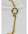 Zirkon  Taşlı Çelik Çelik Bileklikler 17+ 4 Cm  - Kbl0364
