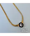 Zirkon Taşlı Çelik Kolyeler 40+5 Cm - Kl0189