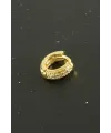 Zirkon Taşlı Lüks Çelik Kulak Burun Piercing 1 Adet