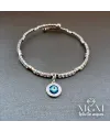Zirkon Taşlı Nazar Boncuğu Bileklik - Kbl0027