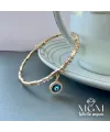 Zirkon Taşlı Nazar Boncuklu Bileklik - Kbl0009