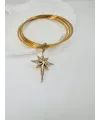 Zirkon Taşlı Pirinç Charmlar - Charm0004