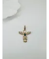 Zirkon Taşlı Pirinç Charmlar - Charm0018