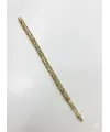    Zirkon Taşlı Pirinç Cm Bileklik 17+2 Cm  - Kbl0401