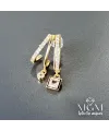 Zirkon Taşlı Pirinç Küpeler - Kp00119