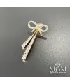 Zirkon Taşlı Pirinç Küpeler - Kp00130