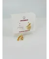   Zirkon Taşlı Pirinç Küpeler - Kp00451