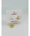   Zirkon Taşlı Pirinç Küpeler - Kp00486