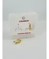   Zirkon Taşlı Pirinç Küpeler - Kp00492
