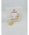 Zirkon Taşlı Pirinç Küpeler - Kp00495