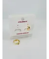   Zirkon Taşlı Pirinç Küpeler - Kp00510