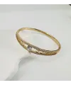 Zirkon Taşlı Pirinç  Xuping Bileklik 5.7 Mm - Kbl0205