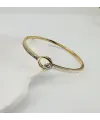 Zirkon Taşlı Pirinç  Xuping Bileklik 5.7 Mm - Kbl0209