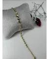    Zirkon Taşlı Pirinç Zirkon Bileklikler 16+3 Cm  - IEG0327